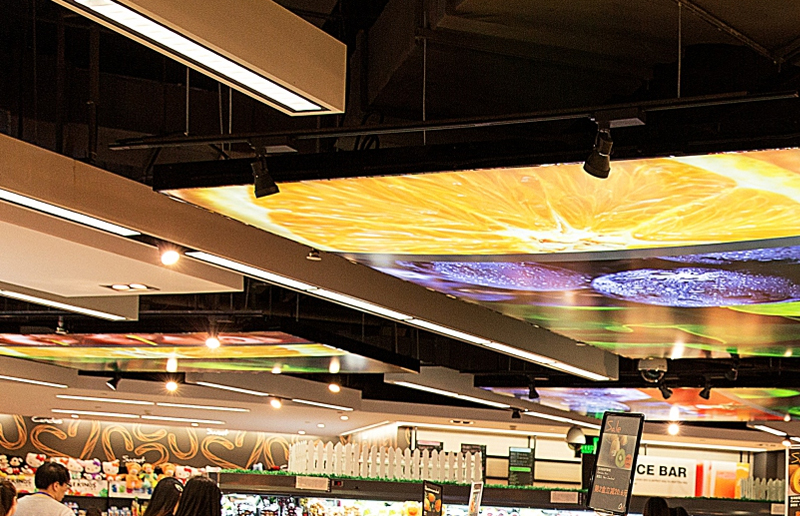 زاوية شعاع LG05S 120 ° نحيف LED Batten تركيب